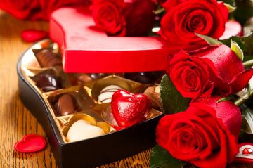 chocolates and roses