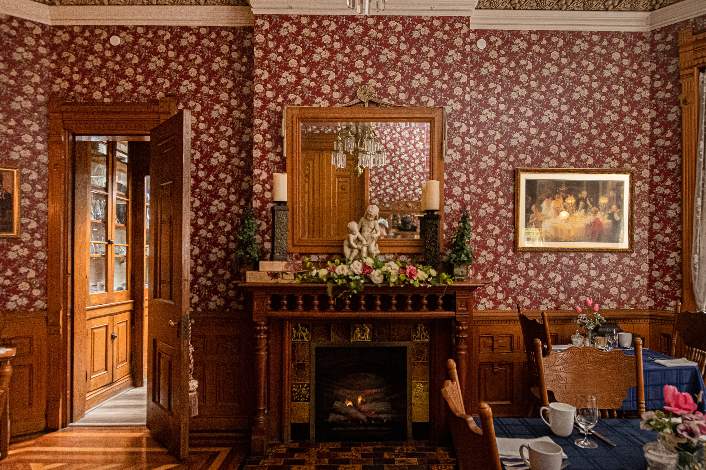 Dining Room Fireplace