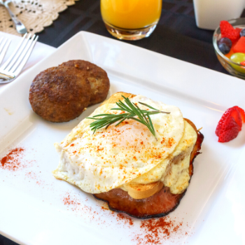 Croque Madame On A Plate